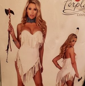 Foreplay sexy Indian dress costume.